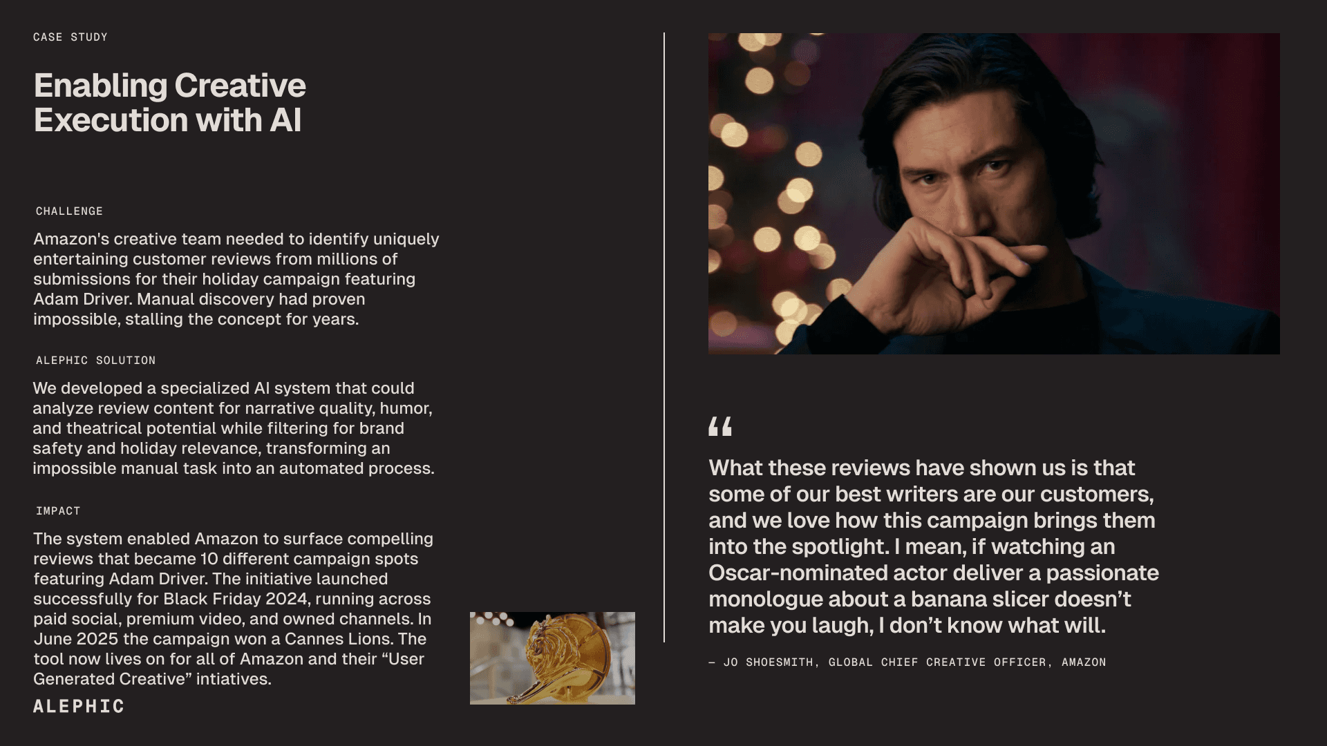 Enabling Creative Execution with AI - Amazon StarSearch case study