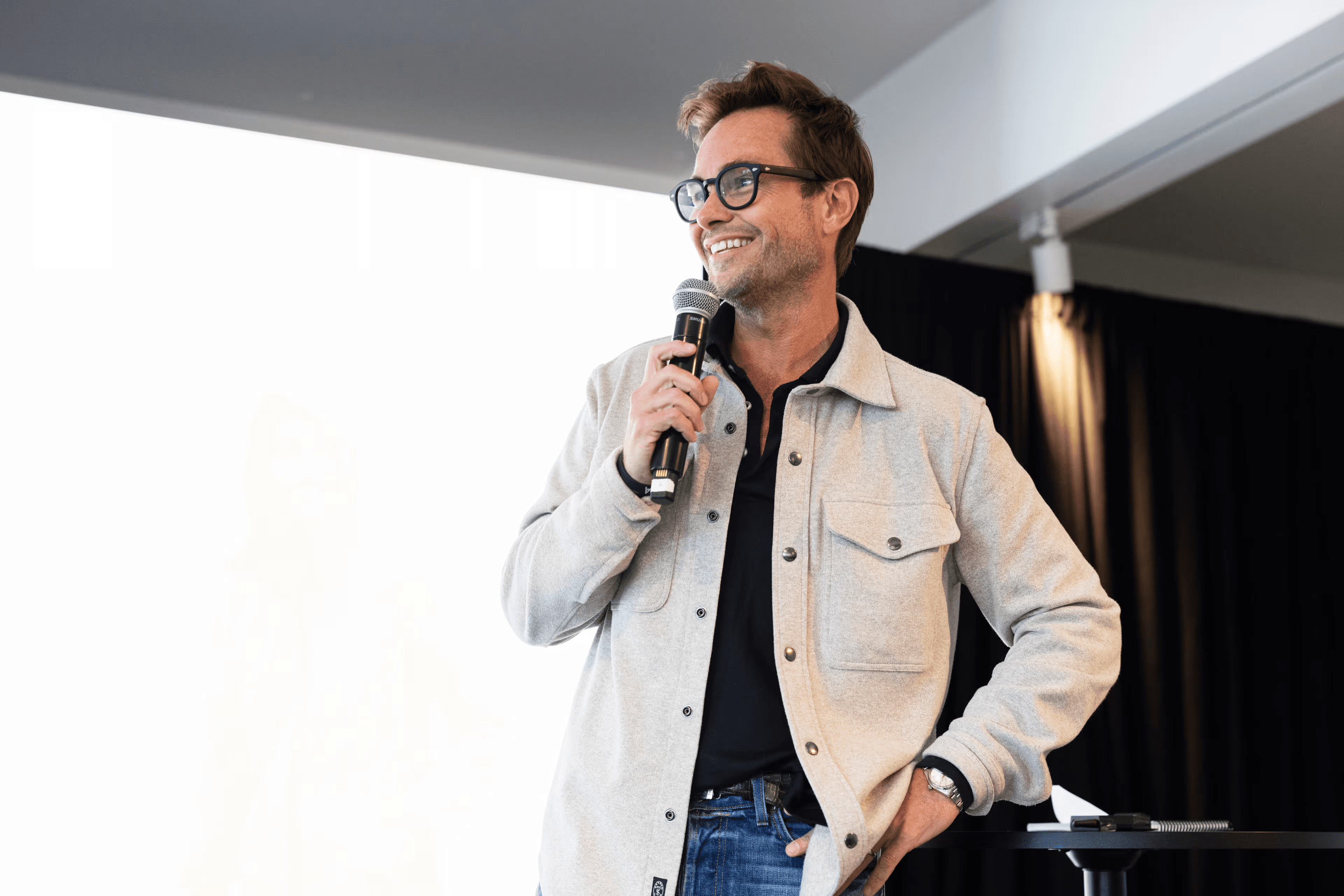 Matt Trainor presenting at BRXND NYC 2025