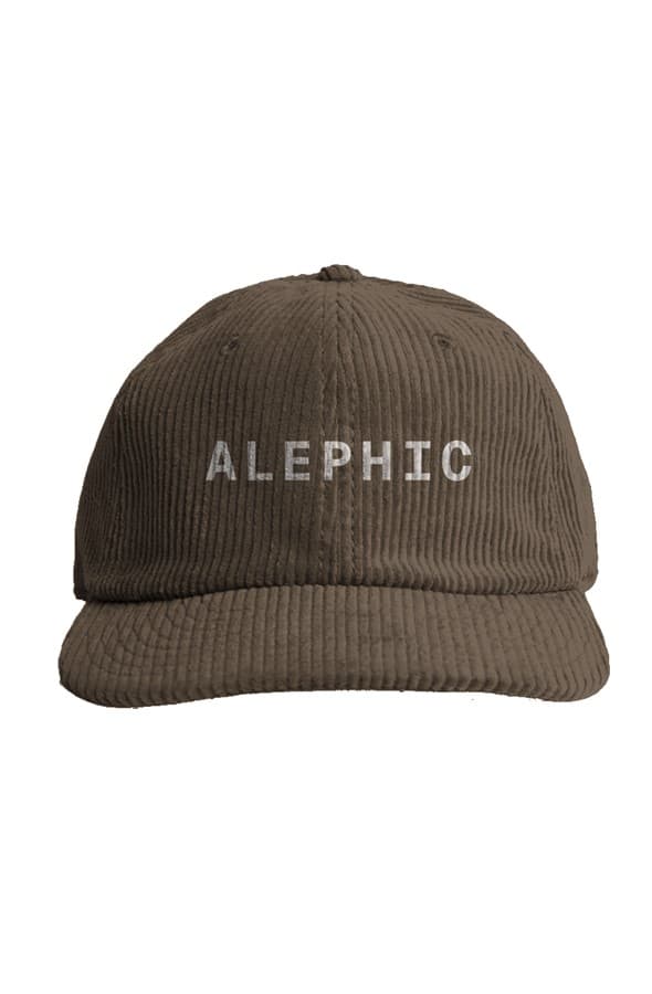 Walnut Alephic corduroy cap