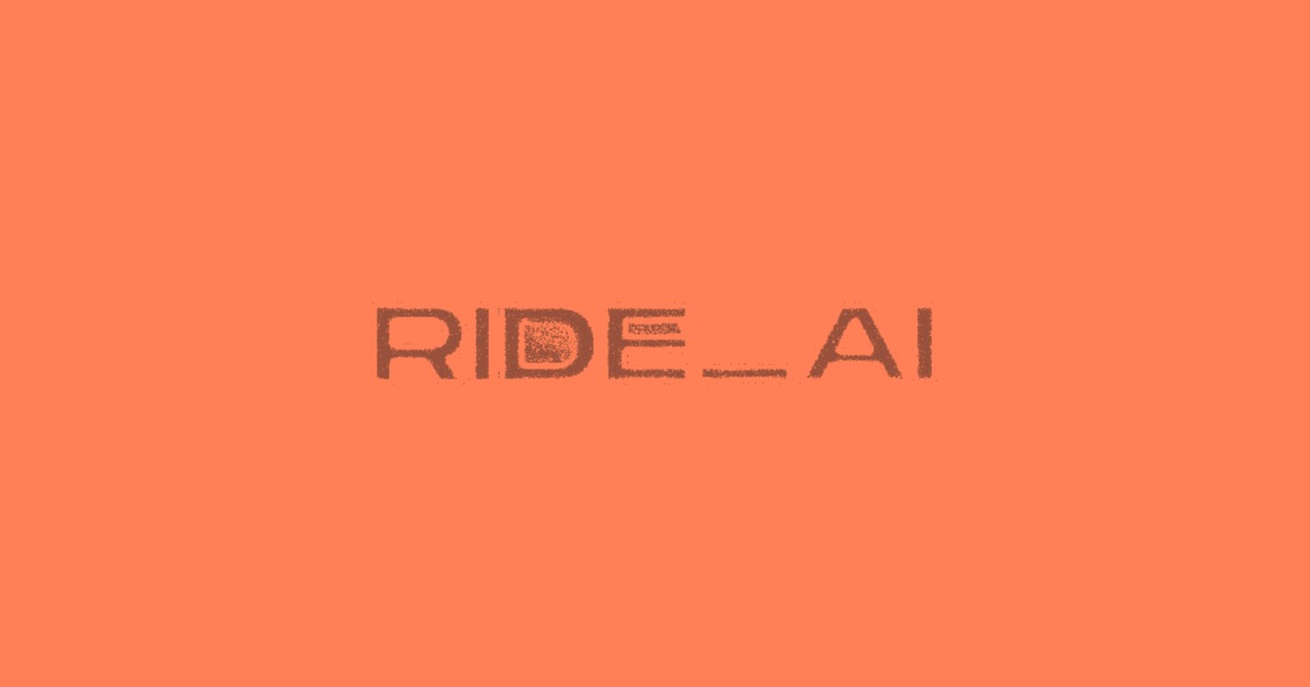 Announcement: Ride AI 2026 - It's Time to Market