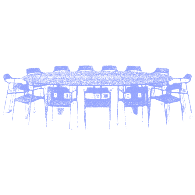 A committee table — how do committees invent?