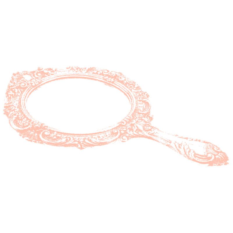 A hand mirror — organizations see themselves reflected in what they build