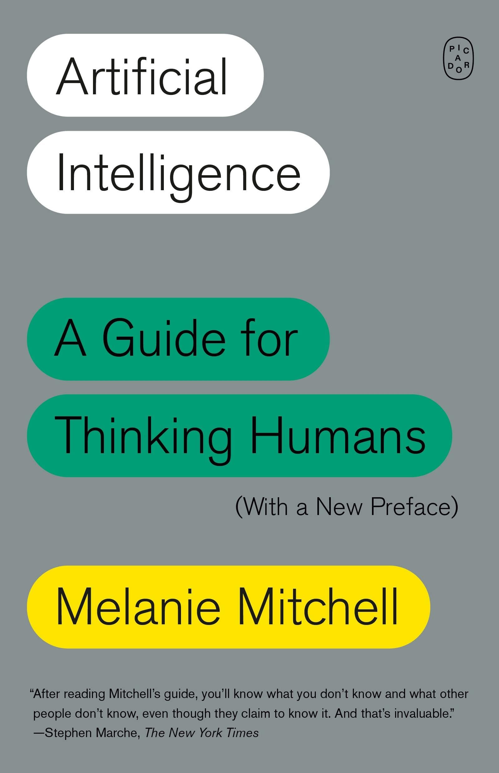Artificial Intelligence by Melanie Mitchell, book cover